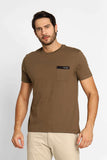 Camiseta Calvin Klein c/ Bolso Marrom - Henri Store