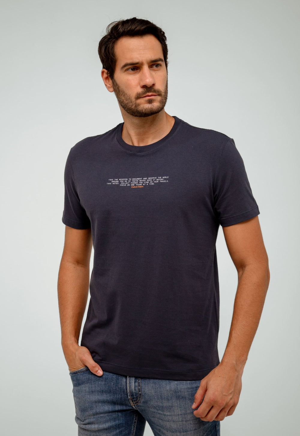 Camiseta Calvin Klein Central Phrase - Henri Store