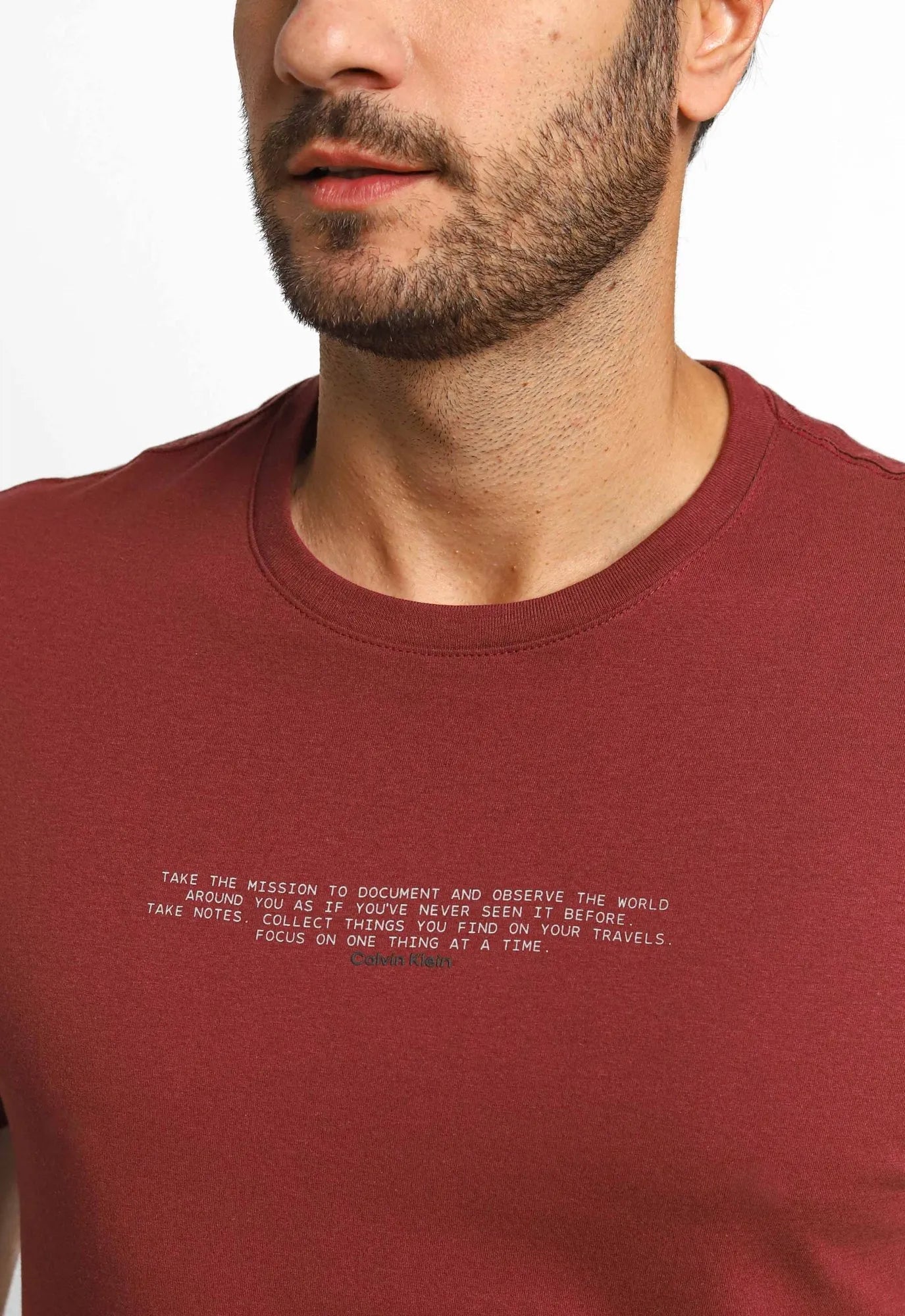 Camiseta Calvin Klein Central Phrase - Henri Store