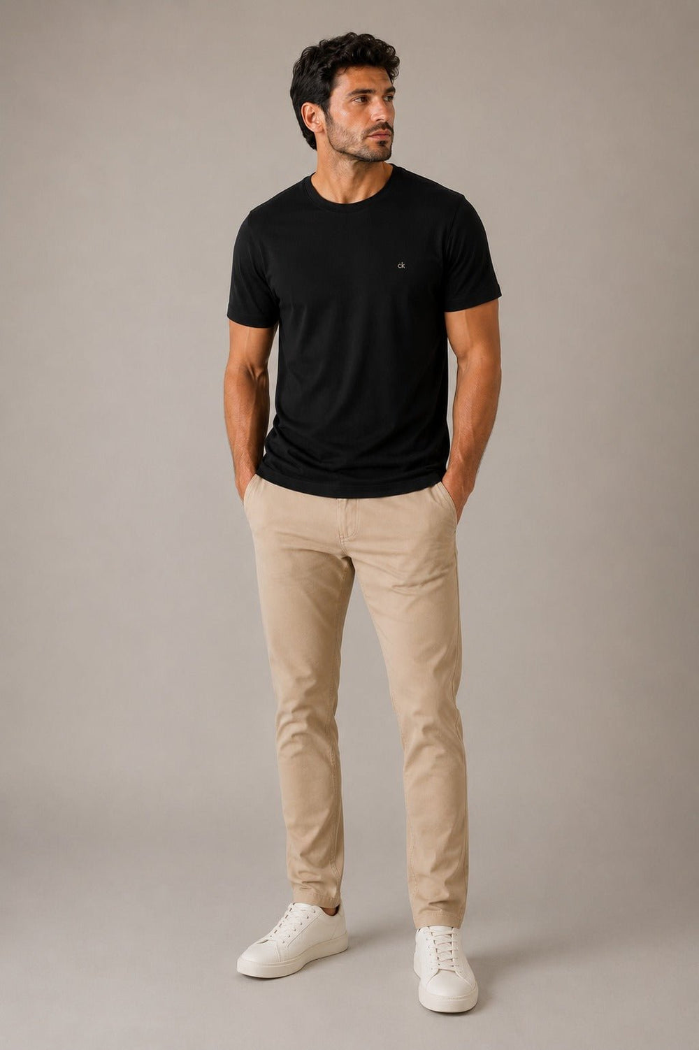 Camiseta Calvin Klein Ck Peito Pima - Henri Store
