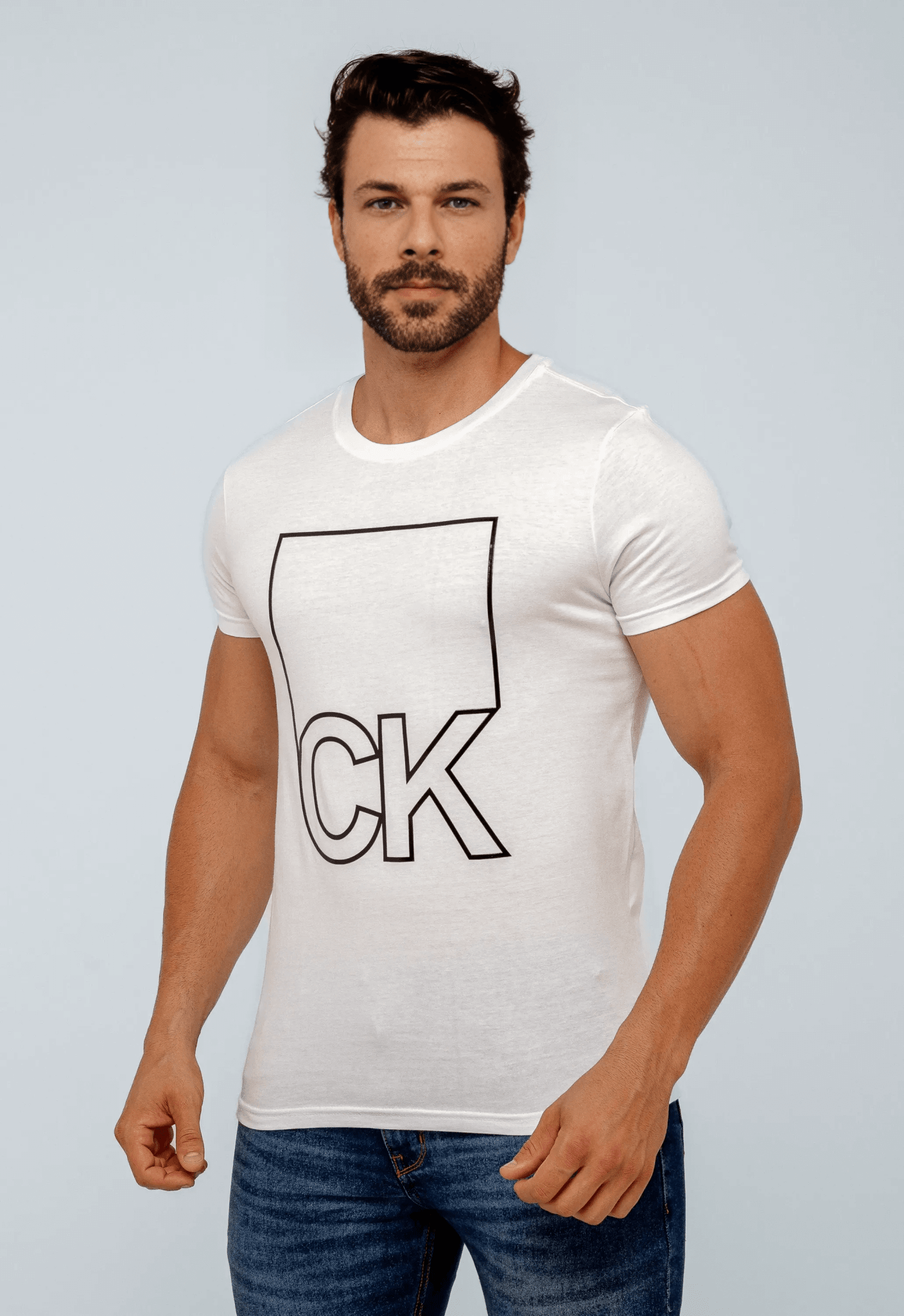 Camiseta Calvin Klein Embossed Central - Henri Store