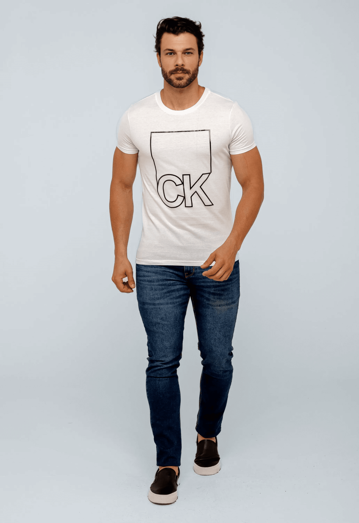 Camiseta Calvin Klein Embossed Central - Henri Store