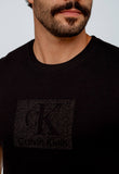 Camiseta Calvin Klein Embossed Logo Central Shine - Henri Store