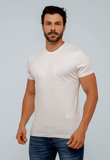 Camiseta Calvin Klein Embossed Logo Central Shine - Henri Store
