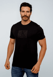 Camiseta Calvin Klein Embossed Logo Central Shine - Henri Store