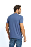 Camiseta Calvin Klein Embossing Azul - Henri Store