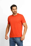 Camiseta Calvin Klein Embossing Laranja - Henri Store