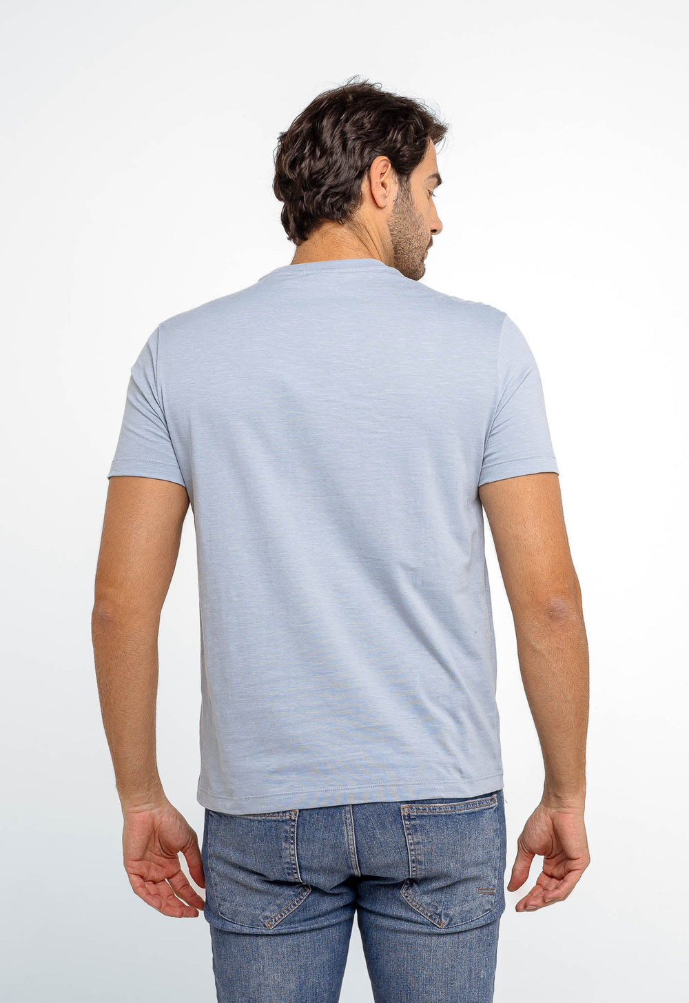 Camiseta Calvin Klein Flamê Azul Claro - Henri Store