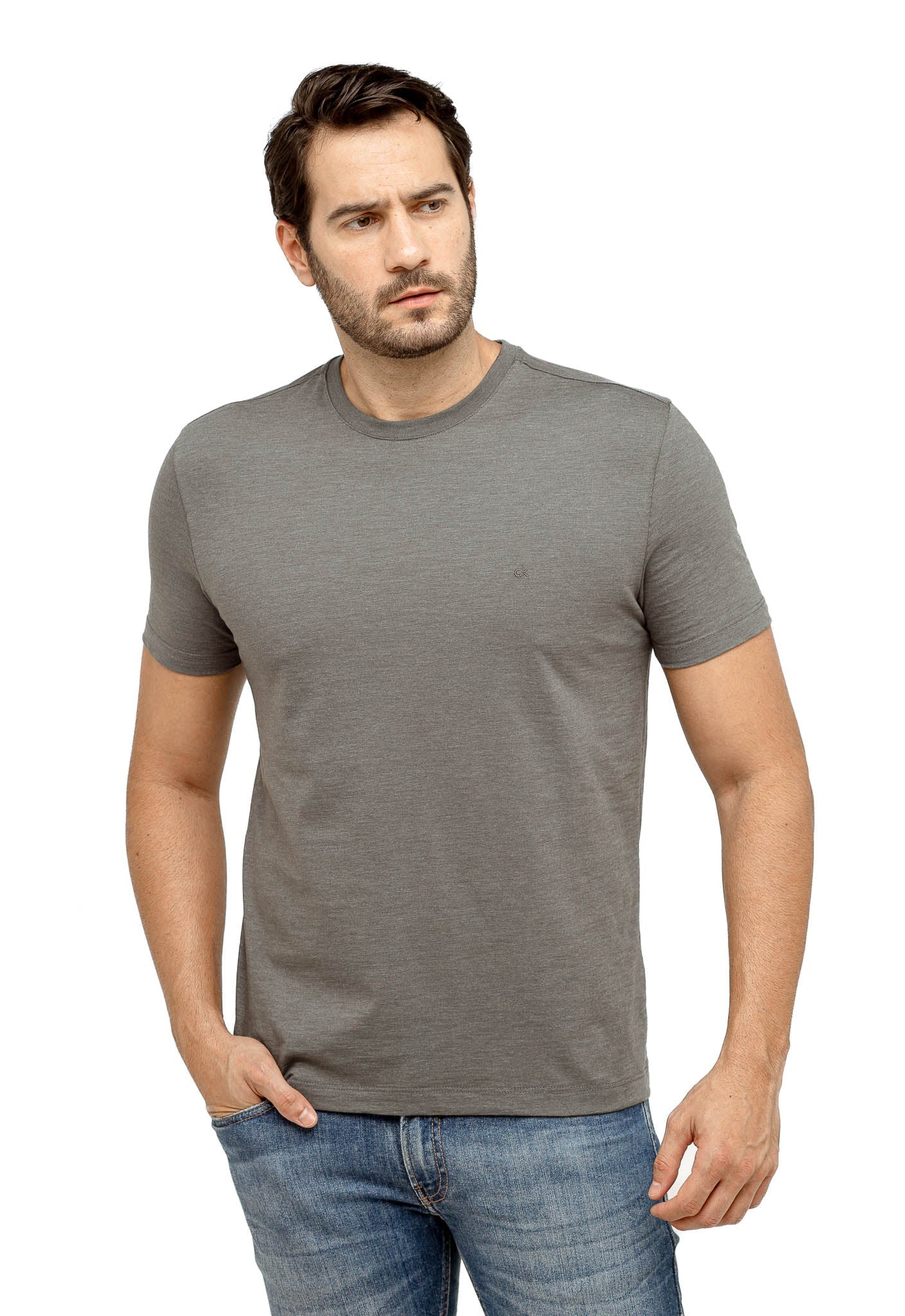 Camiseta Calvin Klein Flamê Ck Bordado - Henri Store