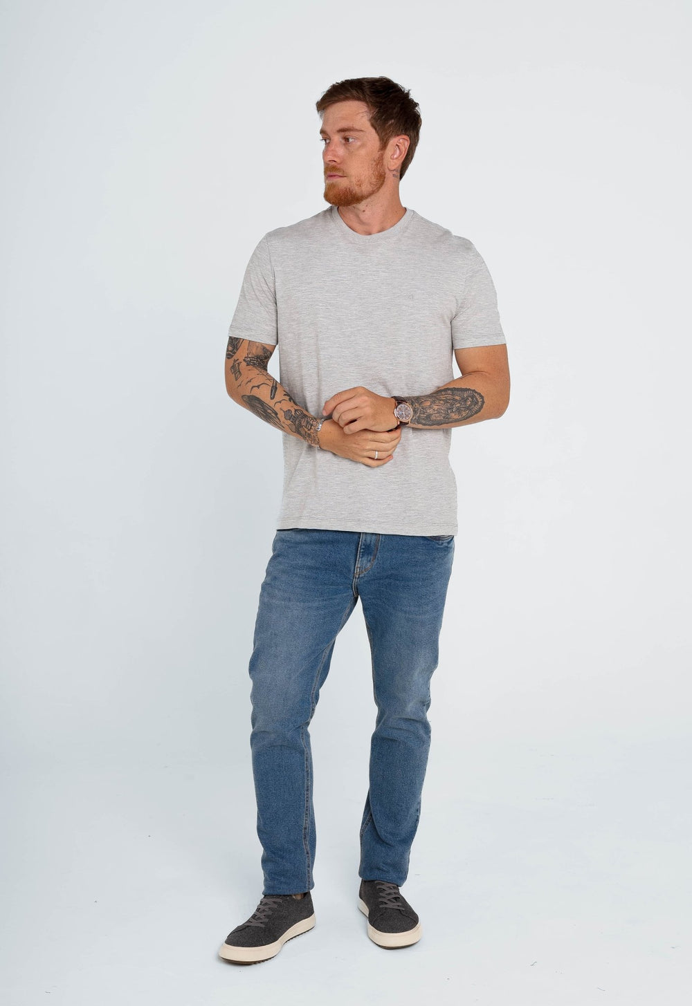 Camiseta Calvin Klein Flamê Ck Bordado - Henri Store