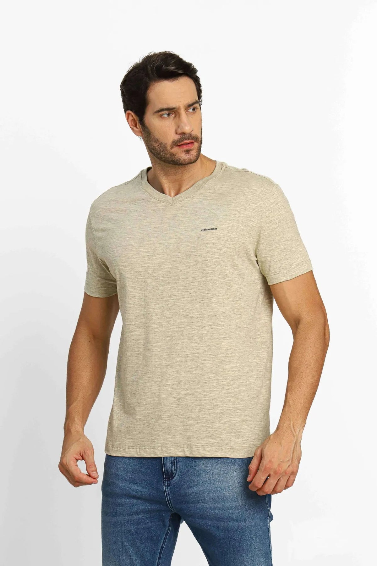 Camiseta Calvin Klein Flame Gola V - Henri Store