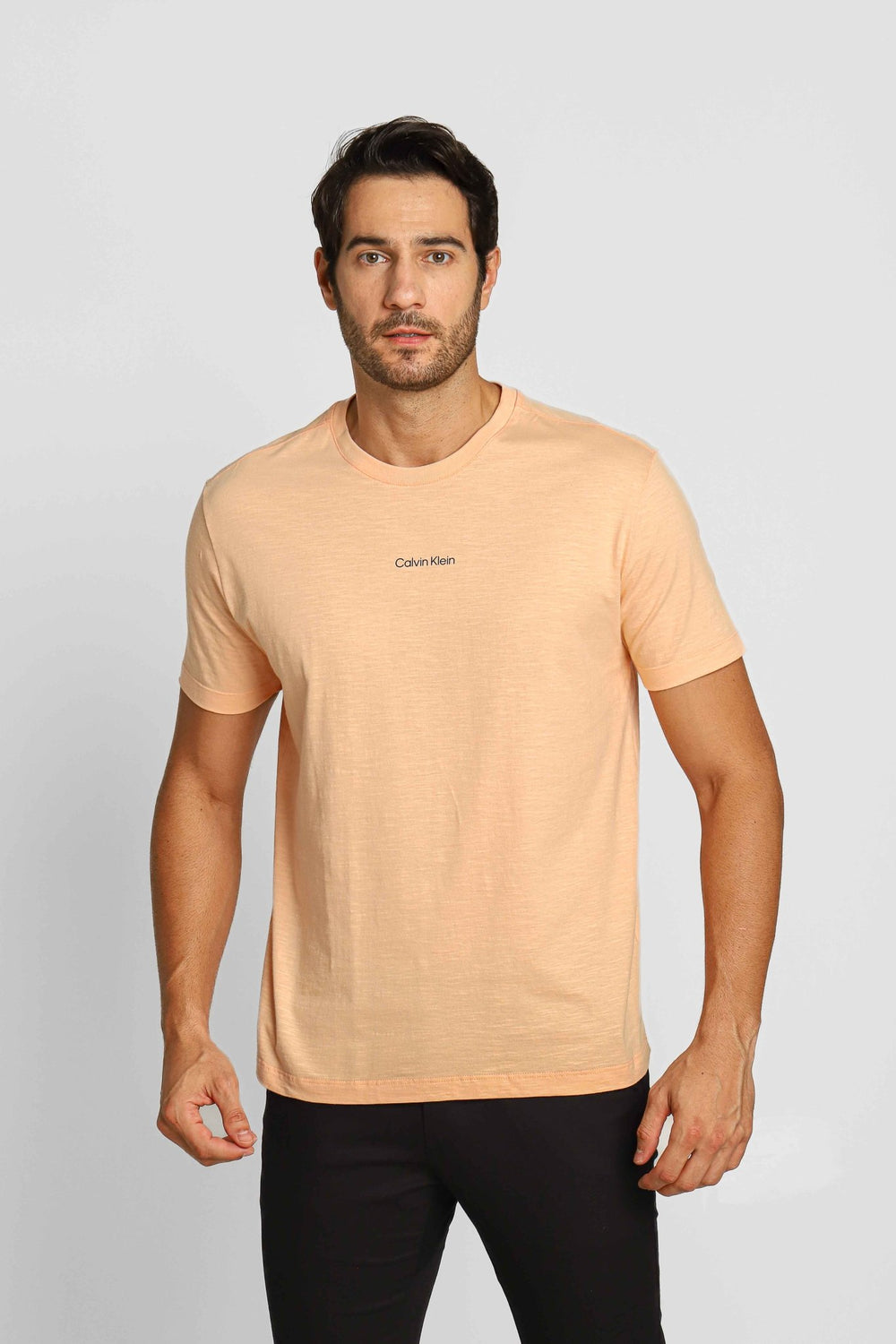 Camiseta Calvin Klein Flamê Laranja Claro - Henri Store