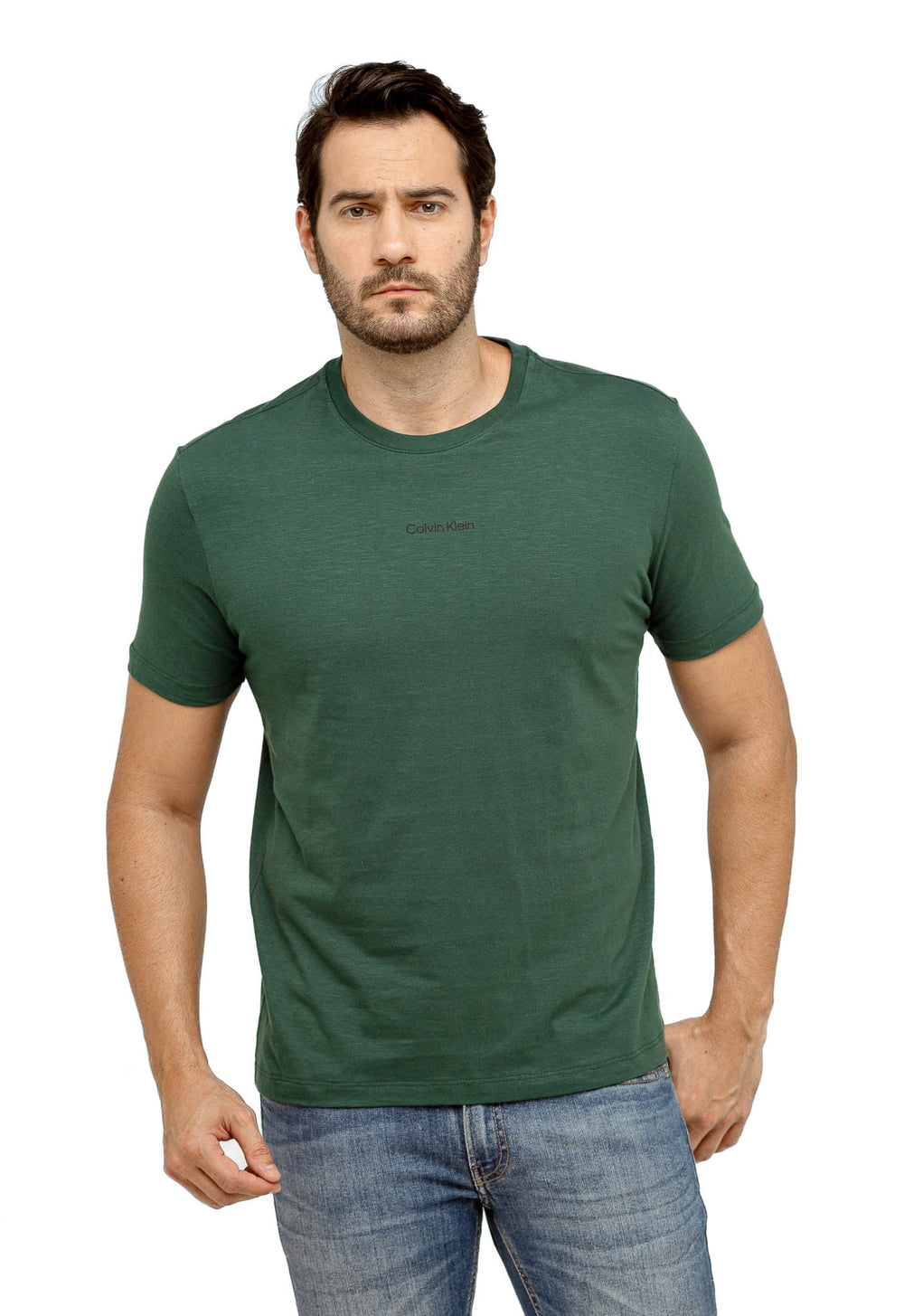 Camiseta Calvin Klein Flamê Logo Central - Henri Store