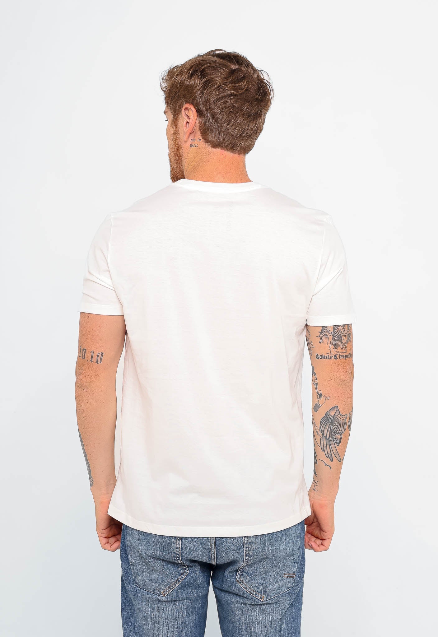 Camiseta Calvin Klein Flamê Logo Central - Henri Store