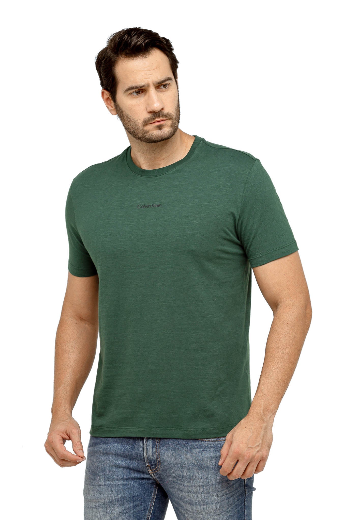Camiseta Calvin Klein Flamê Logo Central - Henri Store