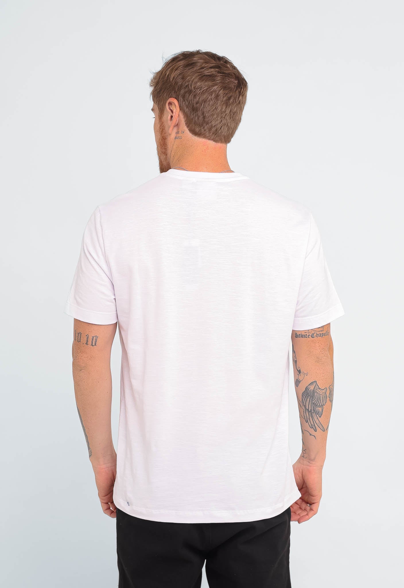 Camiseta Calvin Klein Flamê Logo Peito - LIVE - Henri Store