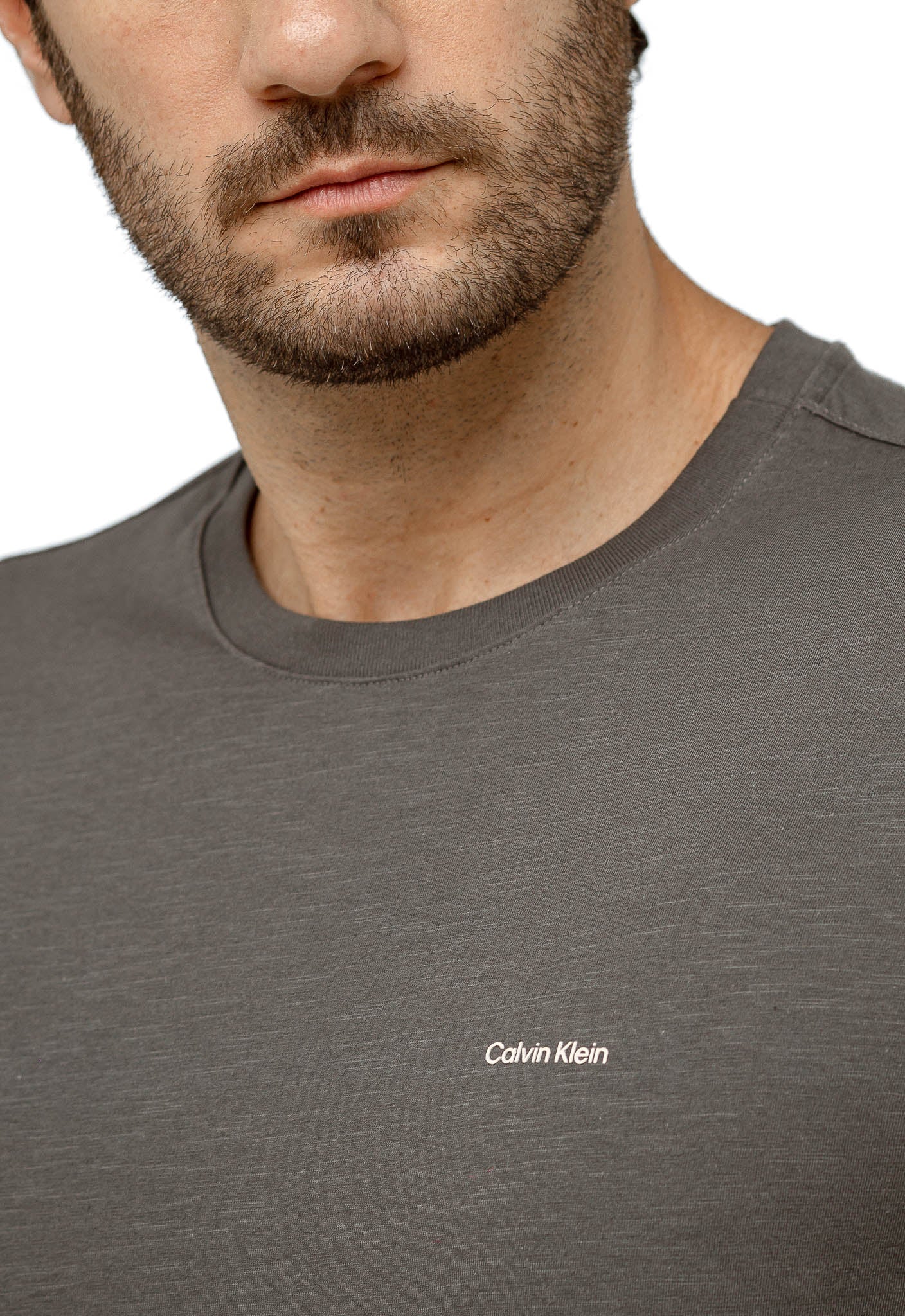 Camiseta Calvin Klein Flamê Logo Peito - LIVE - Henri Store