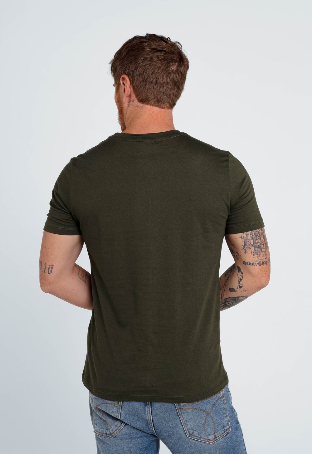 Camiseta Calvin Klein Flamê Logo Peito - LIVE - Henri Store