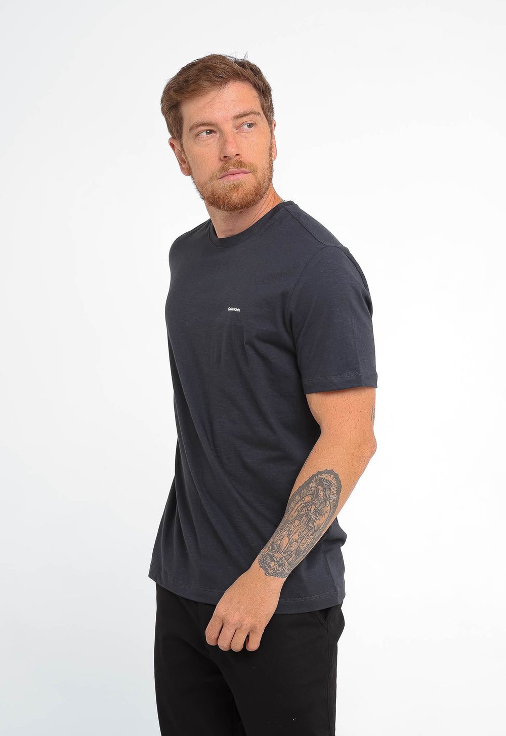 Camiseta Calvin Klein Flamê Logo Peito - LIVE - Henri Store