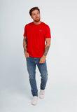 Camiseta Calvin Klein Flamê Logo Peito - Henri Store