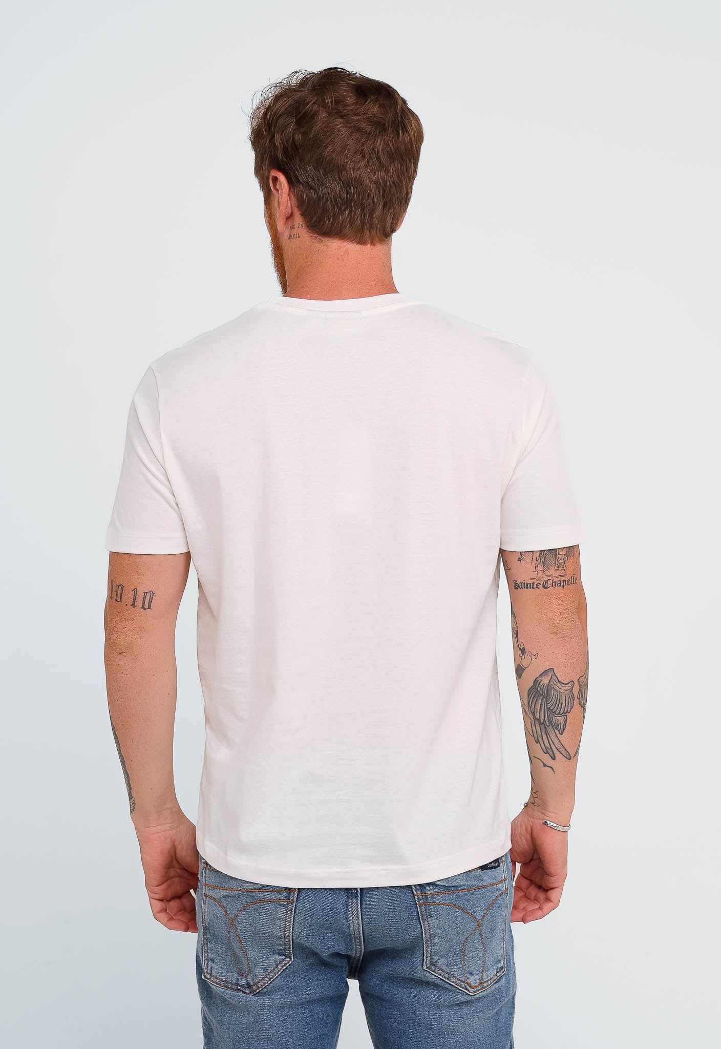 Camiseta Calvin Klein Flamê Logo Peito - Henri Store