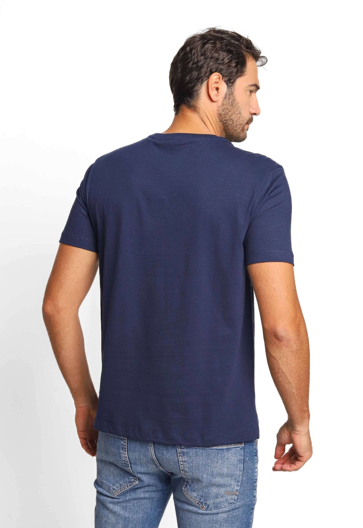 Camiseta Calvin Klein Flamê Marinho - Henri Store