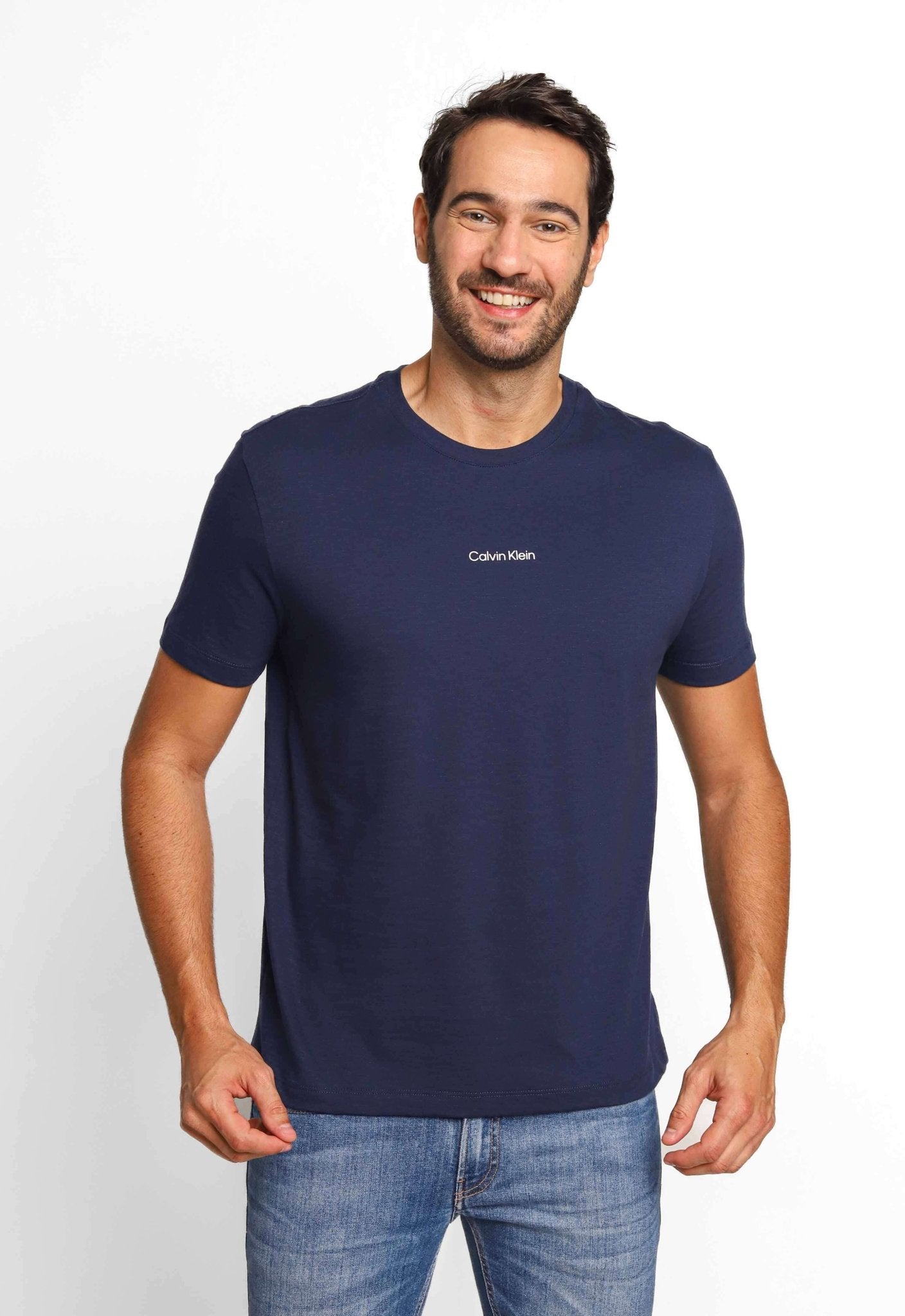 Camiseta Calvin Klein Flamê Marinho - Henri Store