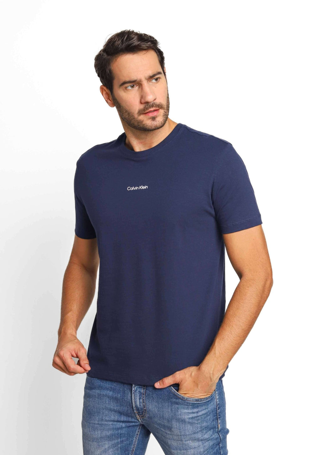 Camiseta Calvin Klein Flamê Marinho - Henri Store
