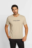 Camiseta Calvin Klein Flame Mescla Cáqui - Henri Store