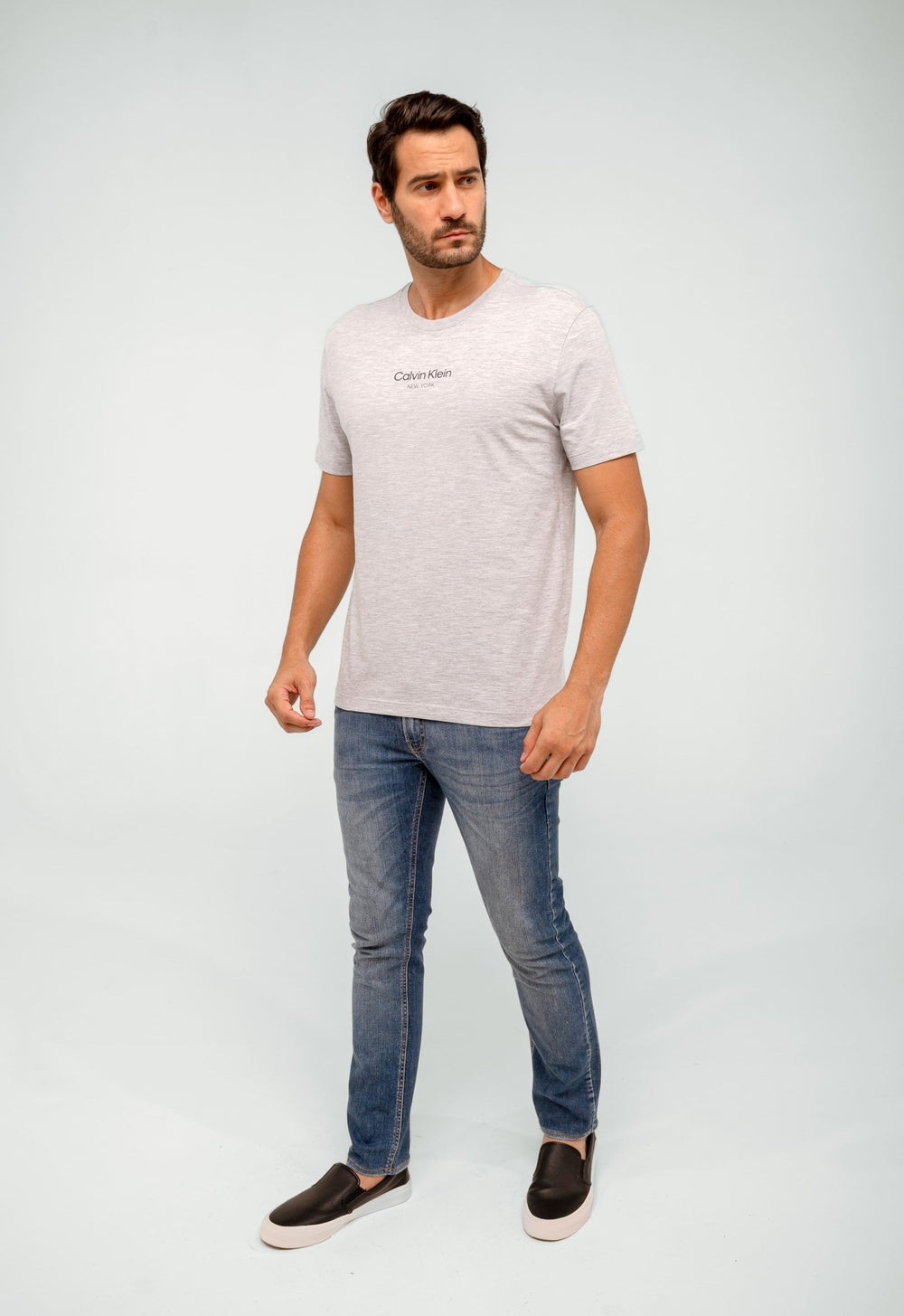Camiseta Calvin Klein Flame Mescla Ck Ny - Henri Store