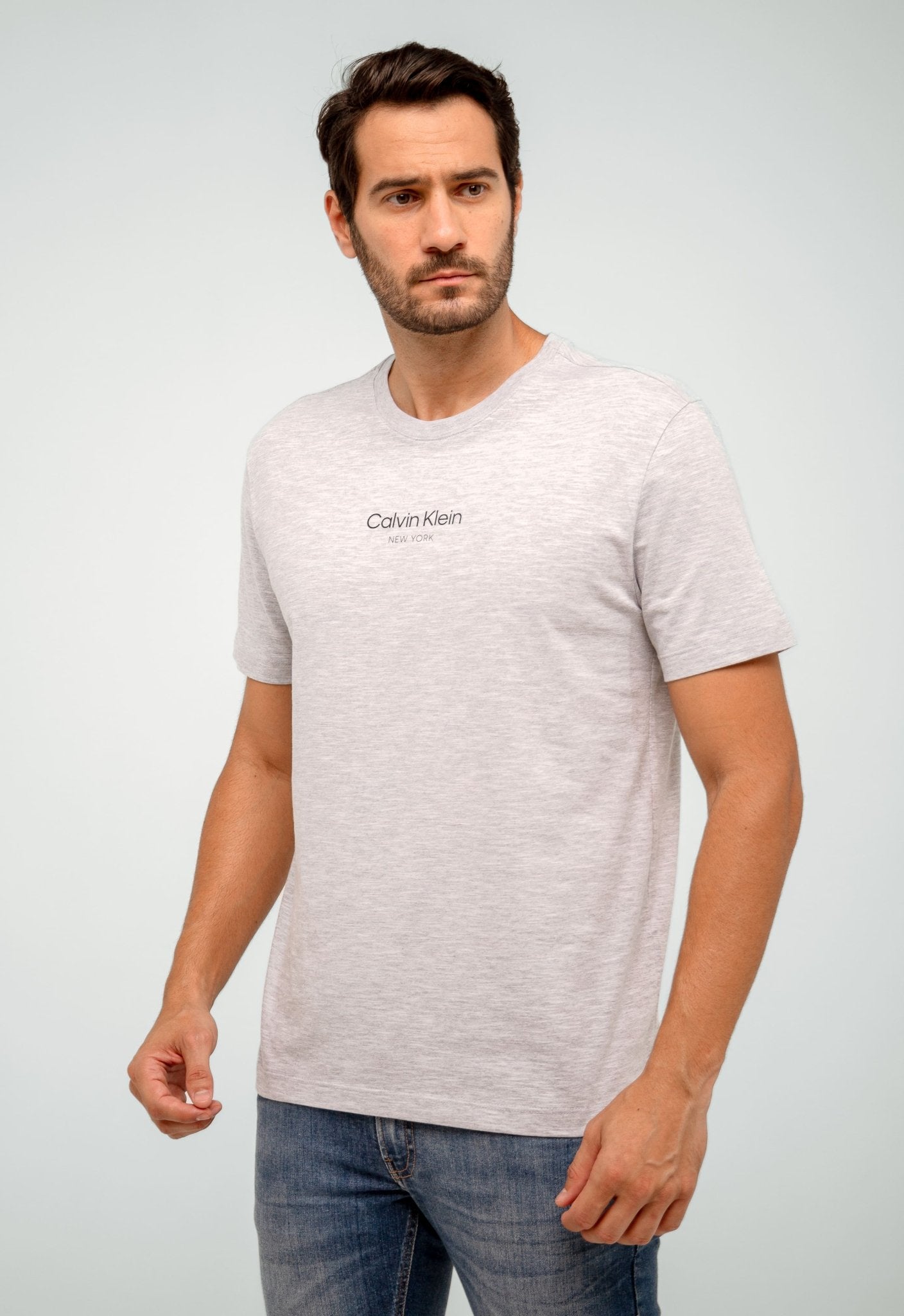 Camiseta Calvin Klein Flame Mescla Ck Ny - Henri Store