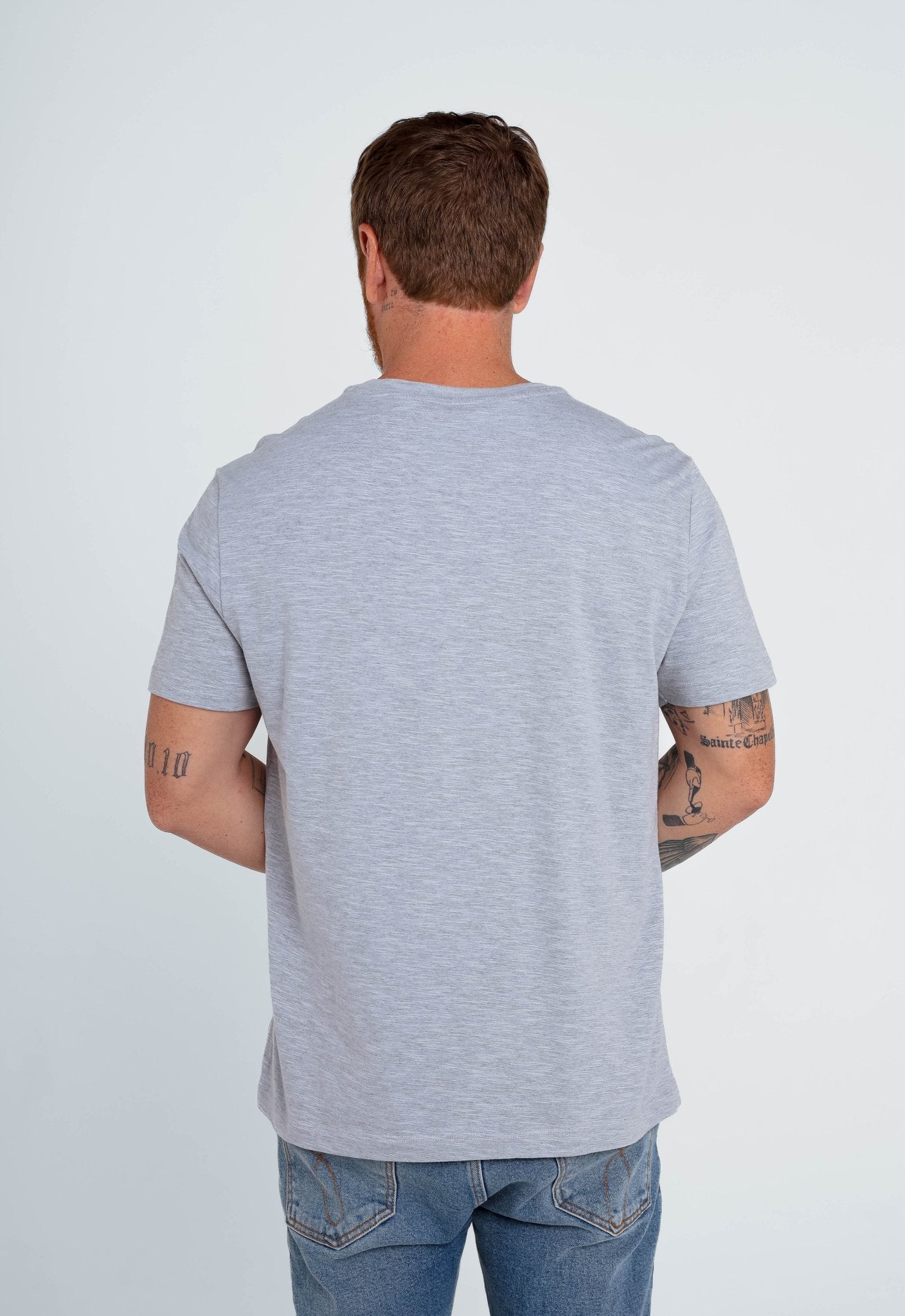 Camiseta Calvin Klein Flame Mescla Ny Azul - Henri Store