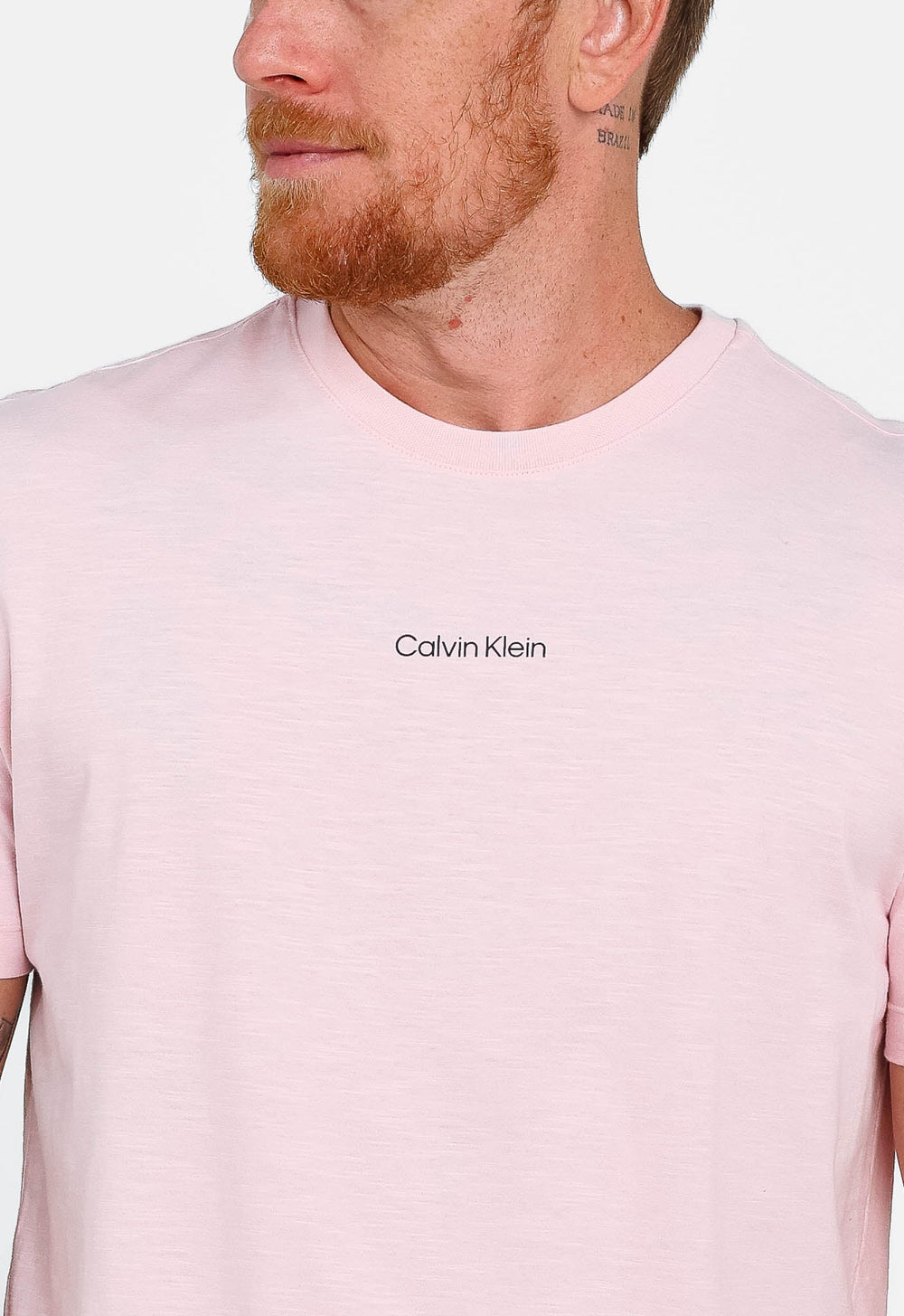 Camiseta Calvin Klein Flamê Rosa Claro - Henri Store