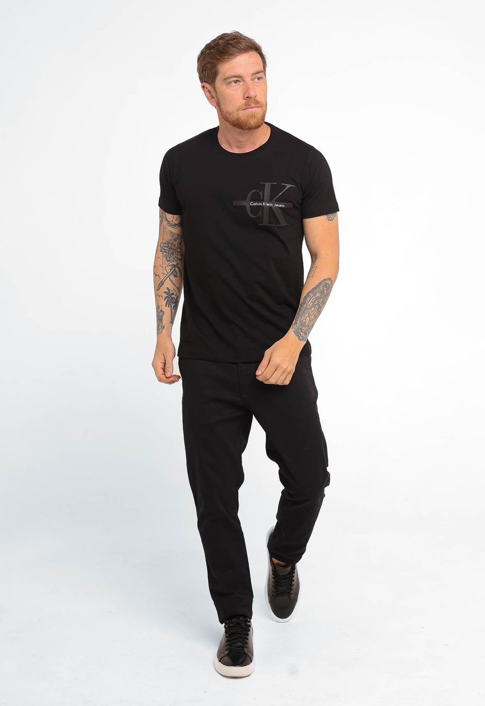 Camiseta Calvin Klein Jeans Alto Relevo Peito - Henri Store