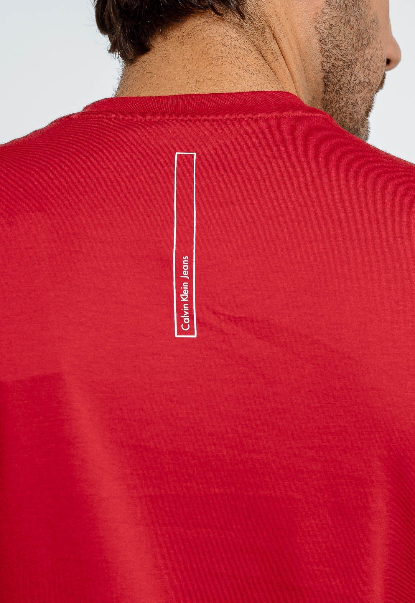 Camiseta Calvin Klein Jeans Básica Logo Listras - LIVE - Henri Store