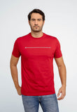 Camiseta Calvin Klein Jeans Básica Logo Listras - LIVE - Henri Store