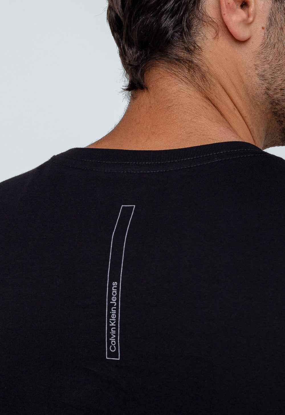Camiseta Calvin Klein Jeans Básica Logo Listras - LIVE - Henri Store