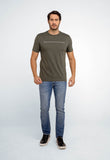 Camiseta Calvin Klein Jeans Básica Logo Listras - LIVE - Henri Store