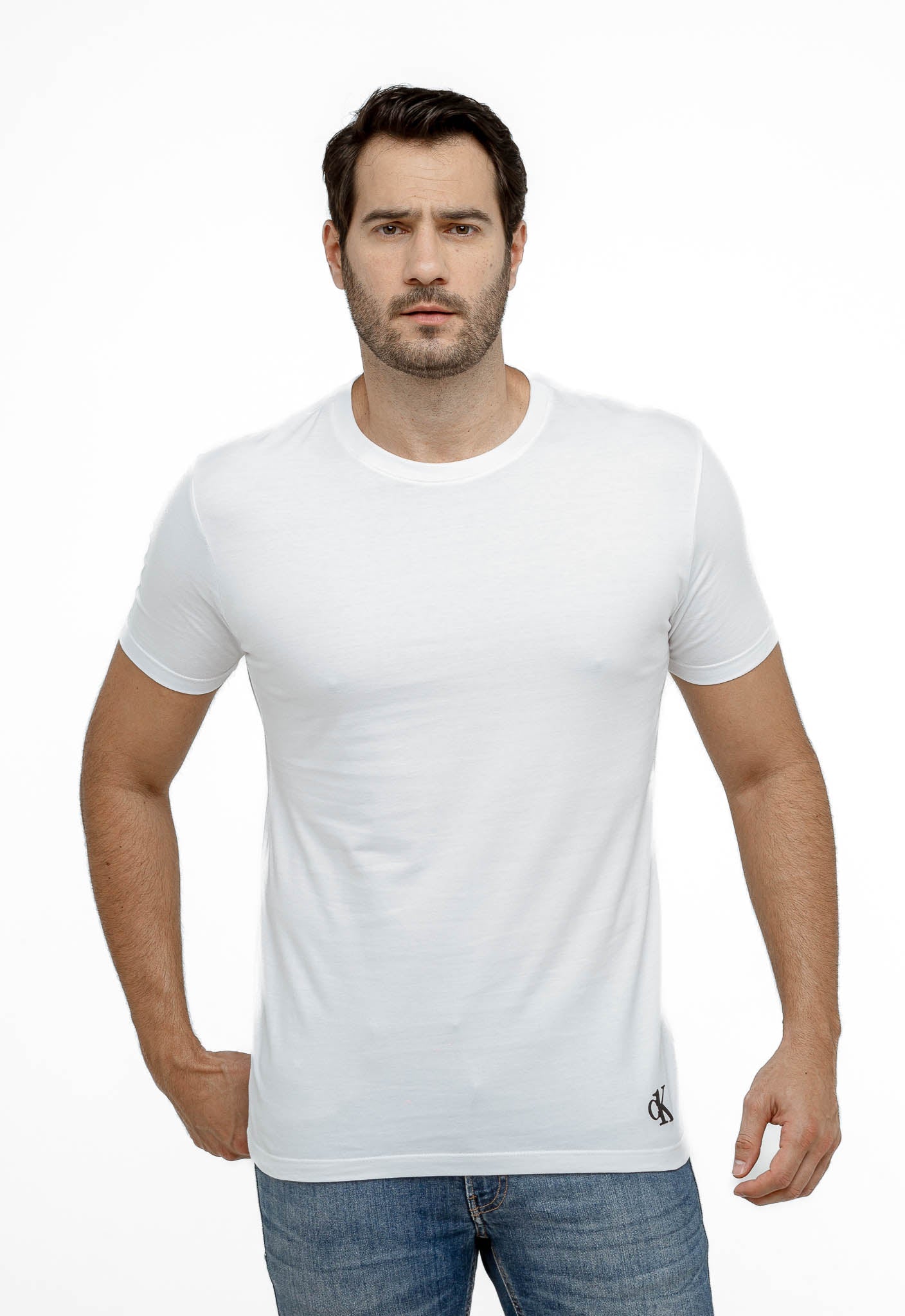 Camiseta Calvin Klein Jeans Bottom Front - Henri Store