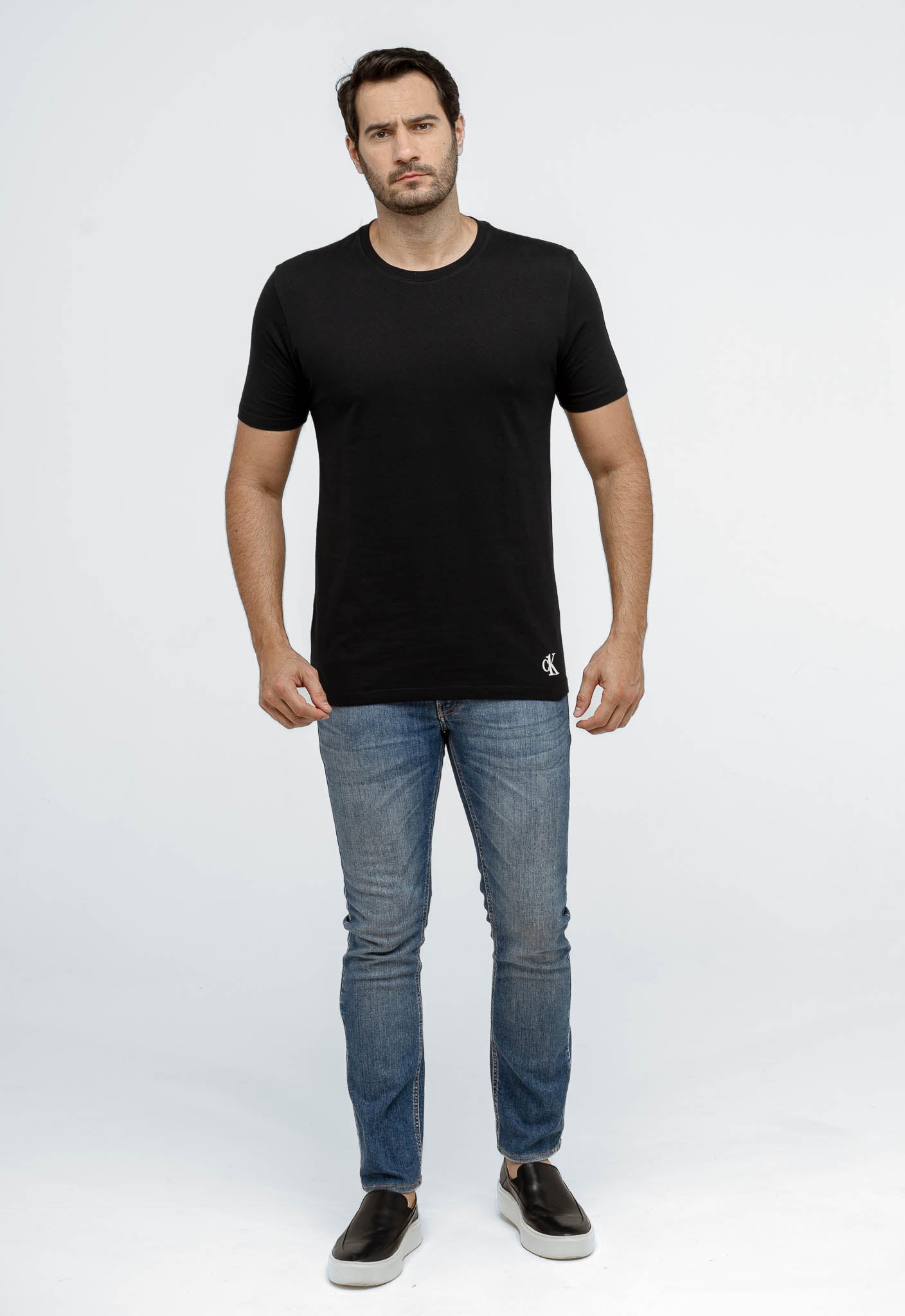 Camiseta Calvin Klein Jeans Bottom Front - Henri Store