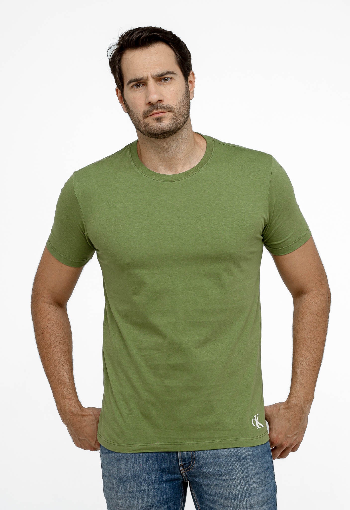 Camiseta Calvin Klein Jeans Bottom Front - Henri Store