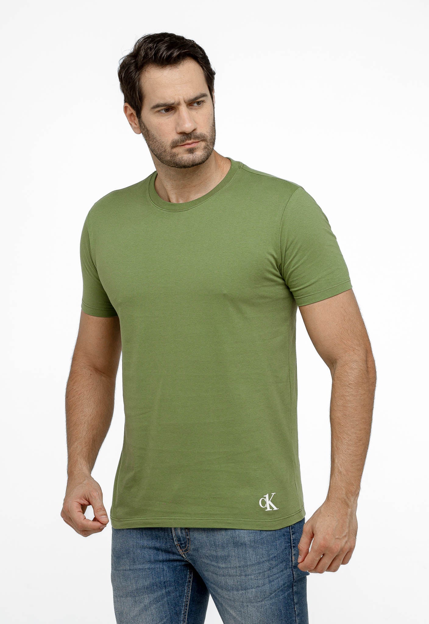 Camiseta Calvin Klein Jeans Bottom Front - Henri Store