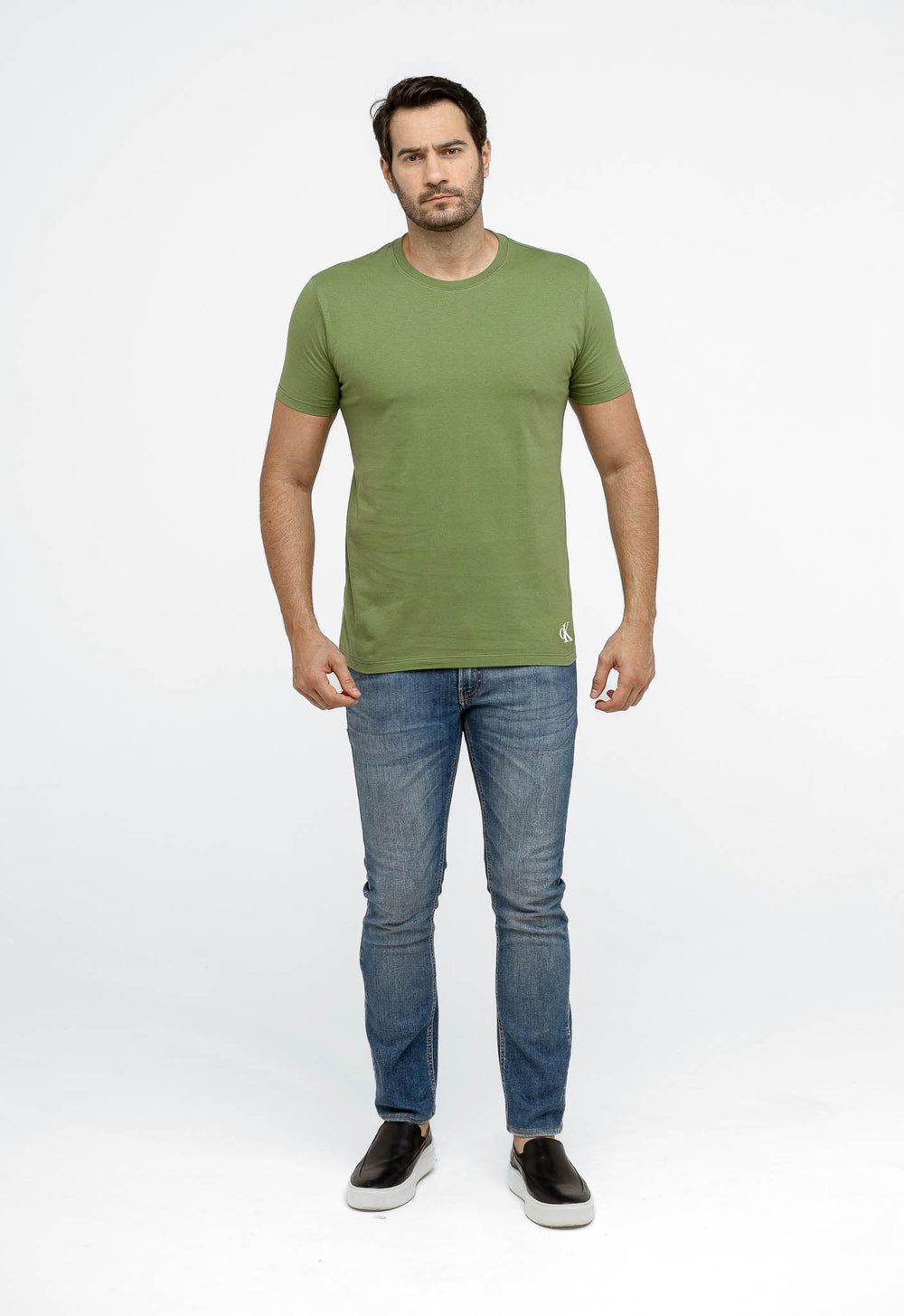 Camiseta Calvin Klein Jeans Bottom Front - Henri Store