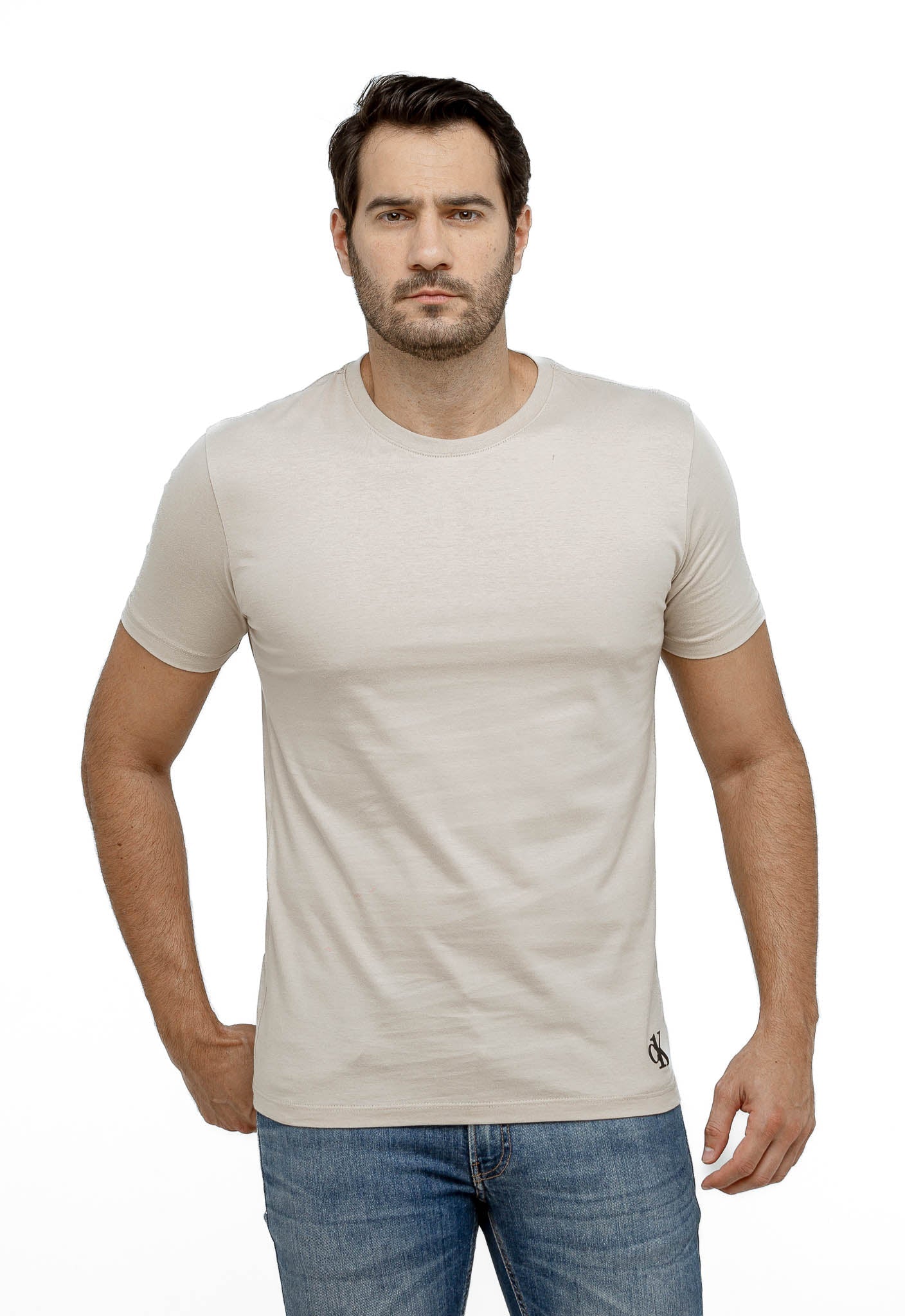 Camiseta Calvin Klein Jeans Bottom Front - Henri Store