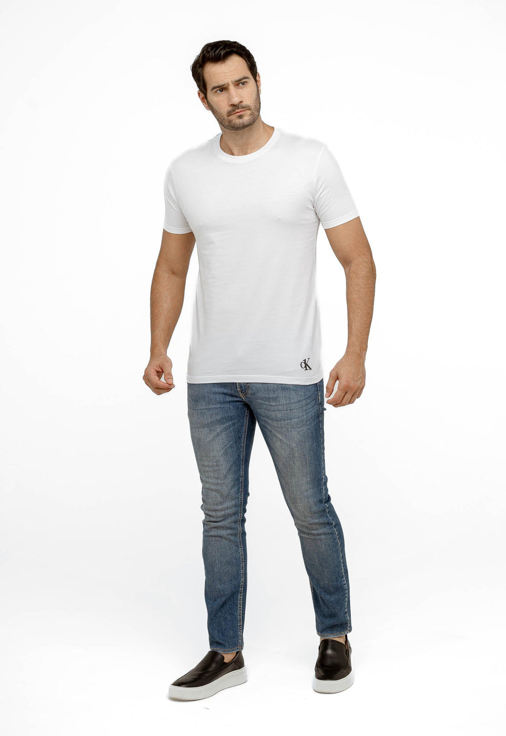 Camiseta Calvin Klein Jeans Bottom Front - Henri Store