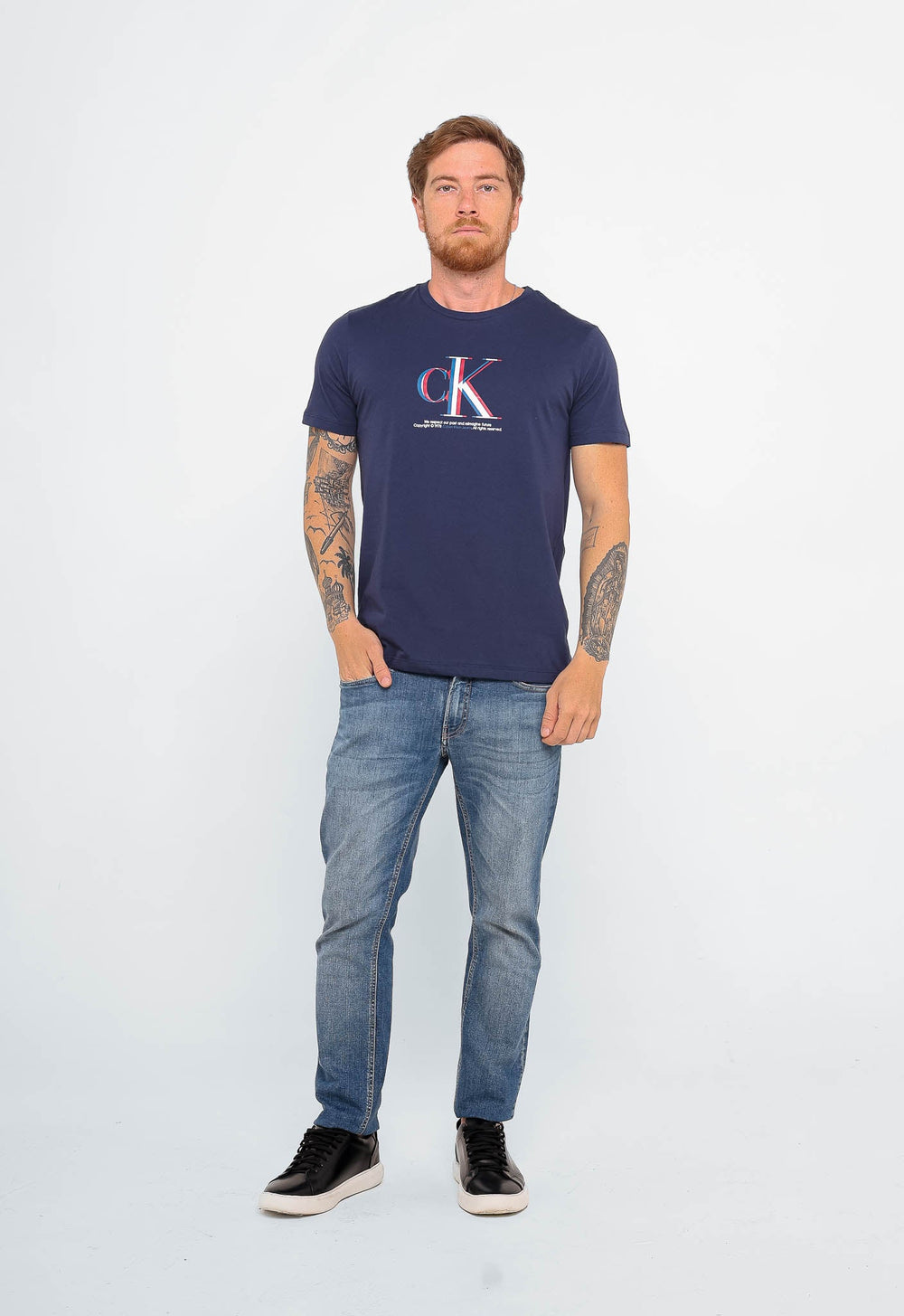 Camiseta Calvin Klein Jeans CK 3D - Henri Store