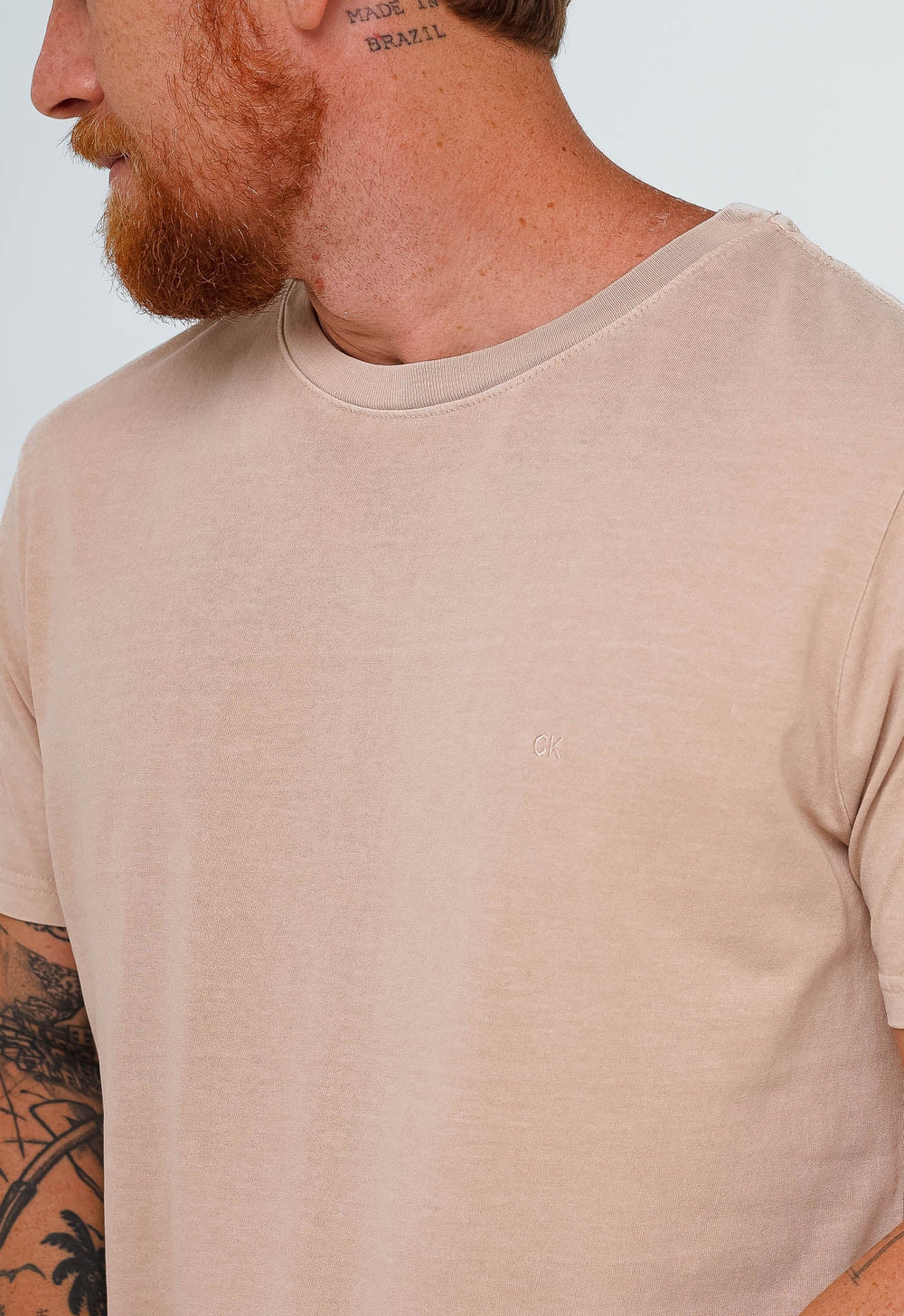 Camiseta Calvin Klein Jeans Ck Bordado Peito - Henri Store
