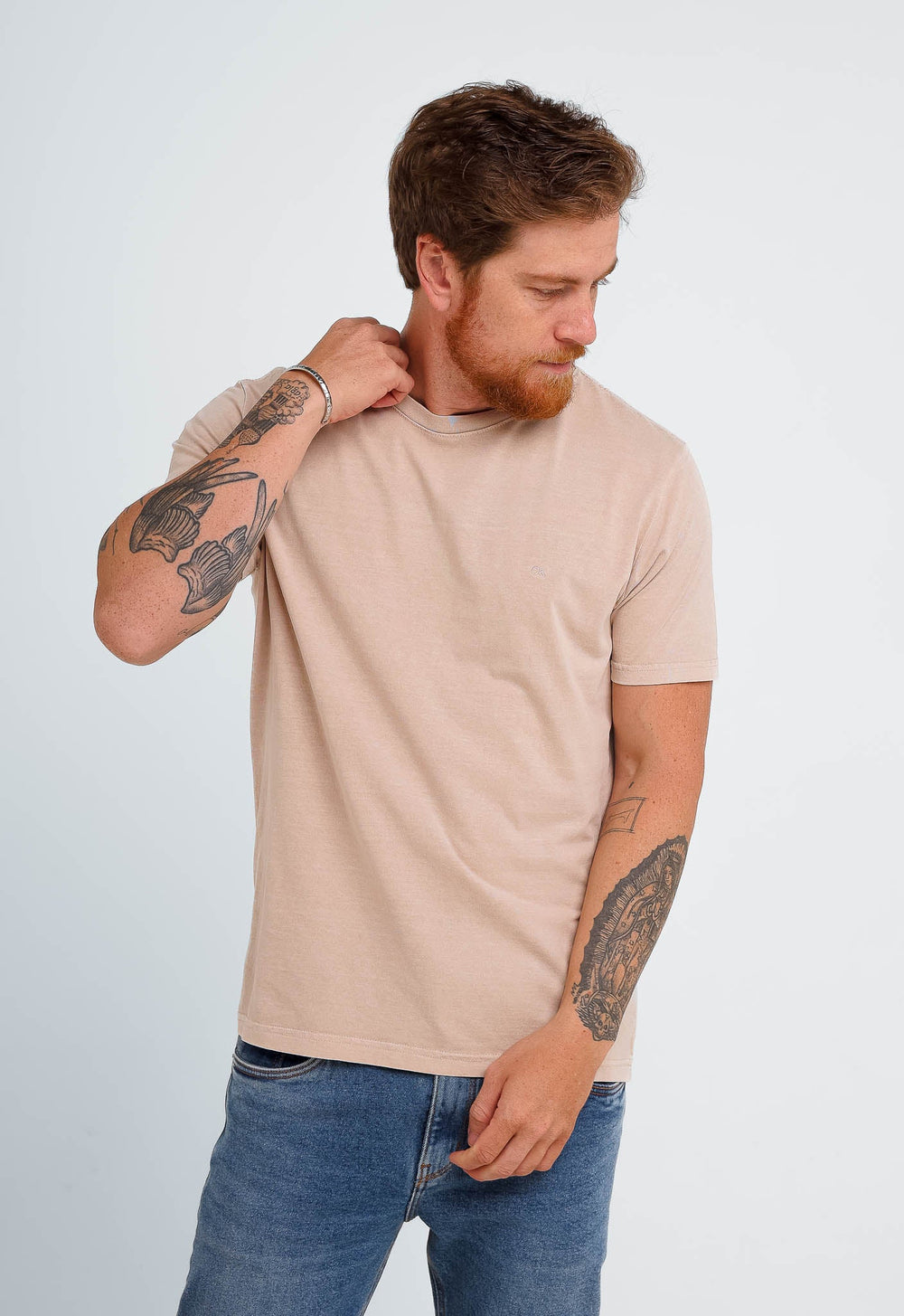 Camiseta Calvin Klein Jeans Ck Bordado Peito - Henri Store