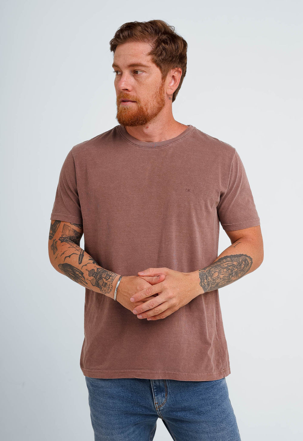 Camiseta Calvin Klein Jeans Ck Bordado Peito - Henri Store