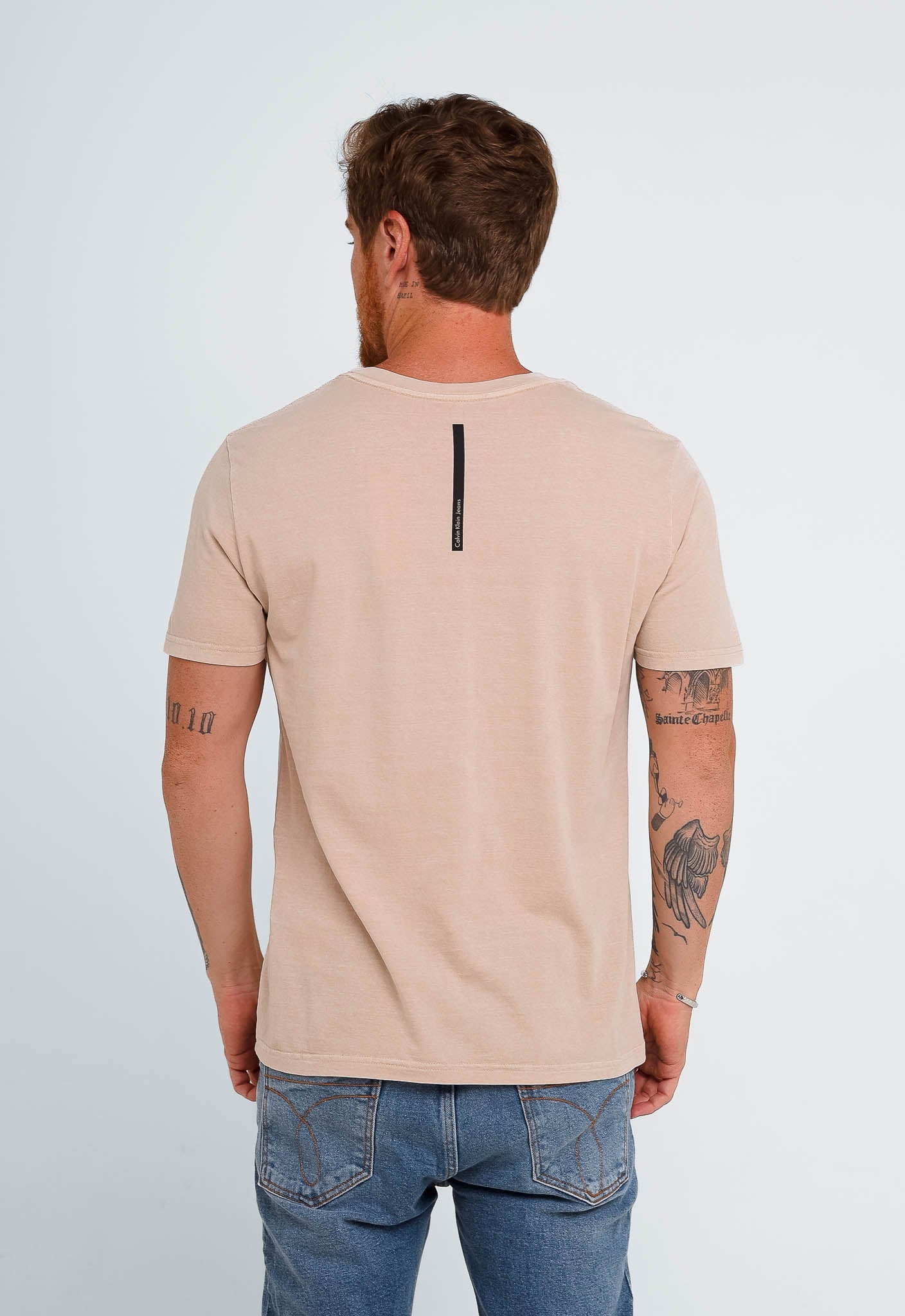Camiseta Calvin Klein Jeans Ck Bordado Peito - Henri Store